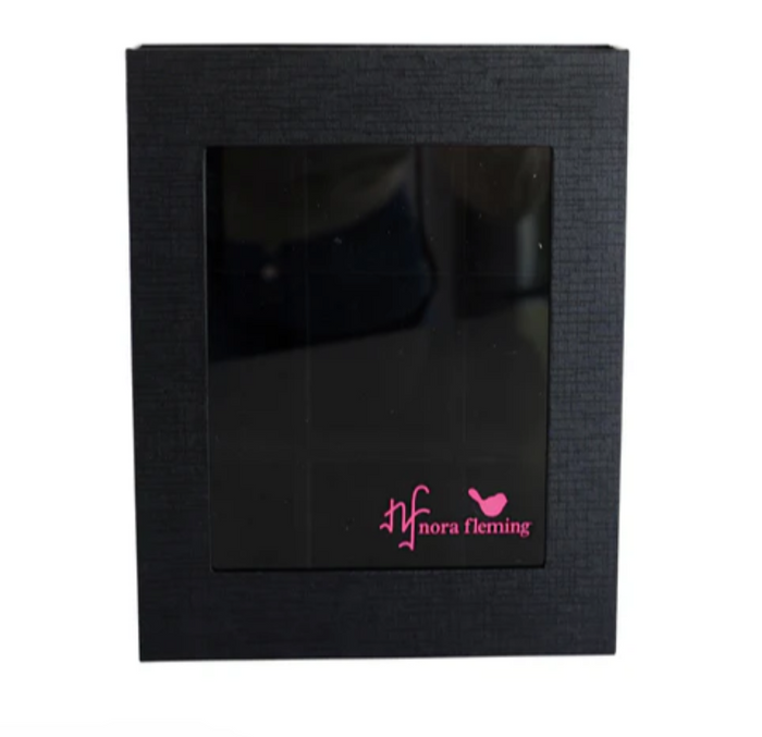 Nora Fleming-9 piece black keepsake box-M4
