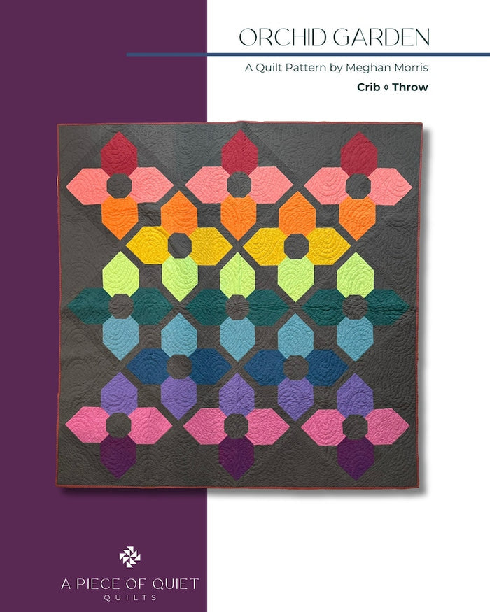 Orchid Garden Quilt Pattern