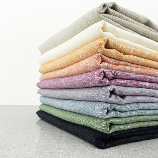 Organic Linen Solids & Yarn Dyed