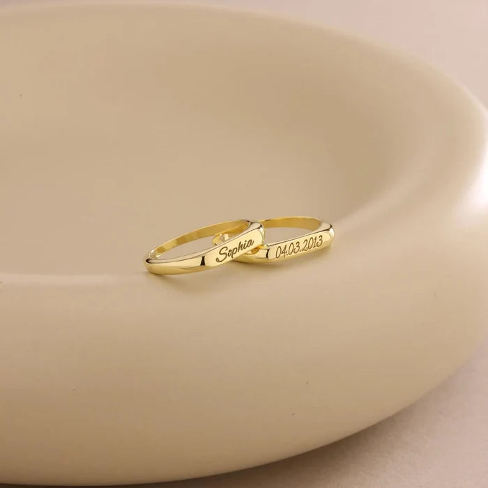 Personalized Custom Name Ring