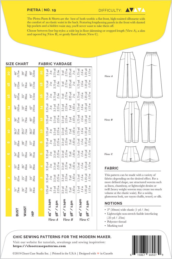 Pietra Pants & Shorts
