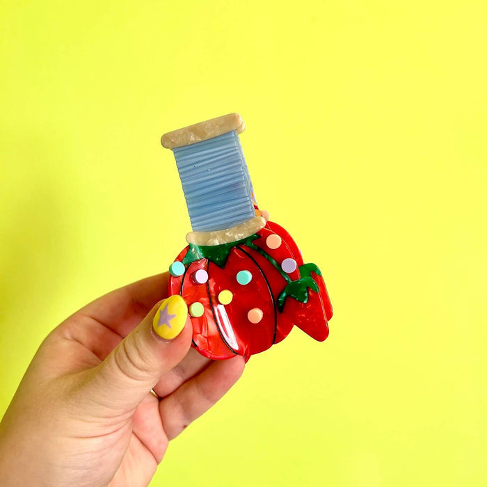 Pin Cushion Hair Claw