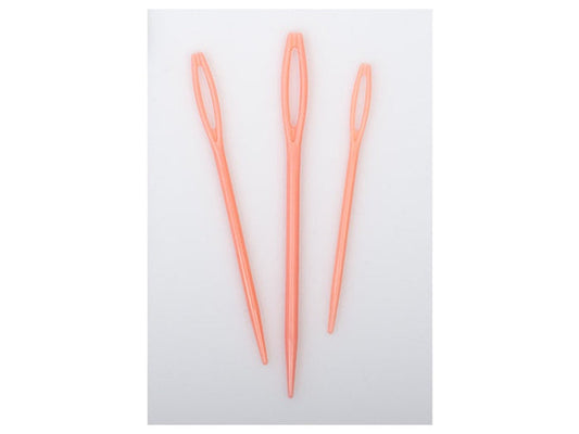 Plastic Yarn Needles 3ct