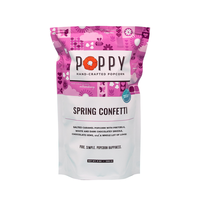Poppy-Spring Confetti Popcorn