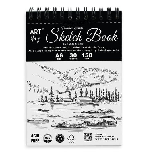 Premium Quality Sketchbook 4"x6"