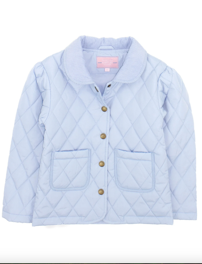 Properly Tied-Girls Hartley Jacket Powder Blue