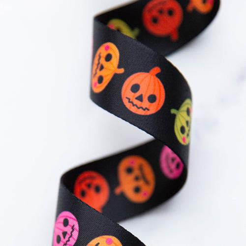 Pumpkin Party Webbing (1.5")
