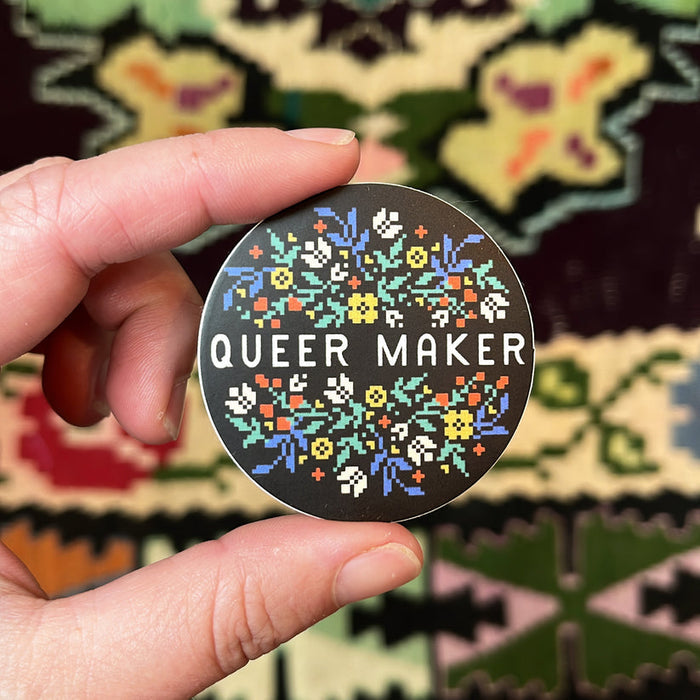 Queer Maker Vinyl Sticker