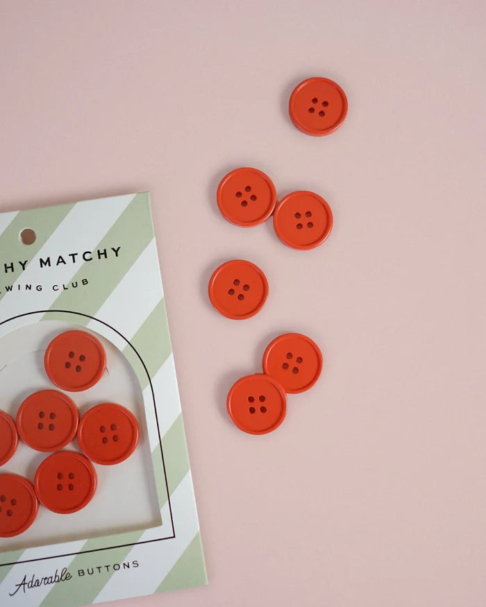 Retro Buttons (Set of 6)