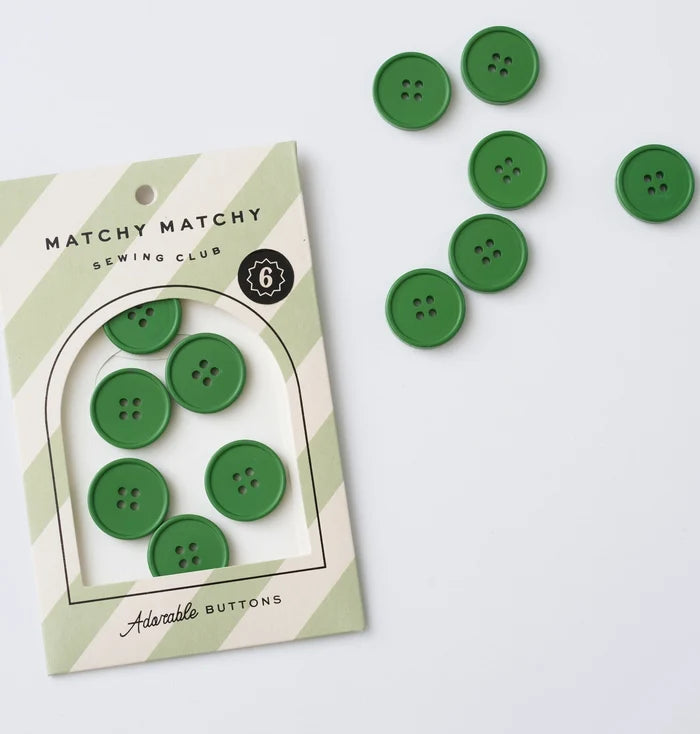 Retro Buttons (Set of 6)