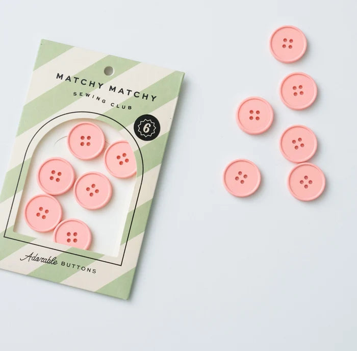 Retro Buttons (Set of 6)
