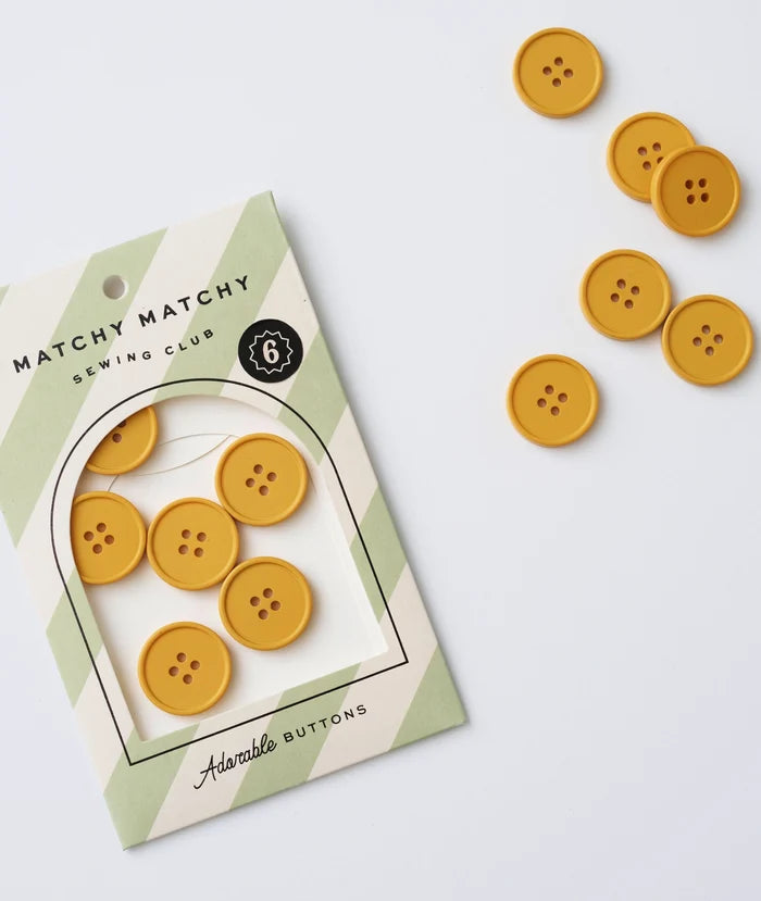 Retro Buttons (Set of 6)