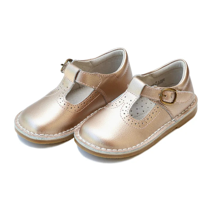 Rose Gold Mary Janes