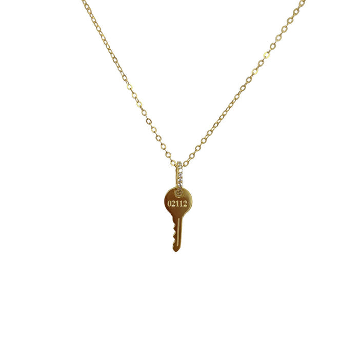 Round Key Necklace （Only Pendant）