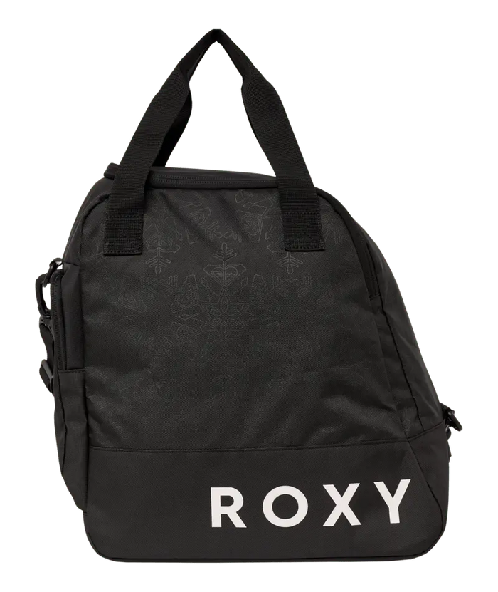 ROXY BLACK SNOWFLAKE EMBOSS ROXY NORTHA BOOT BAG EMBOSSED SNOWFLKE