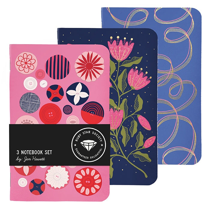 RSS Buttons Notebook Set