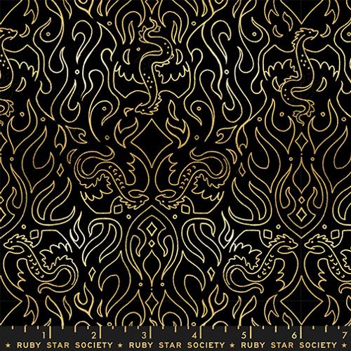 Scribe on Black (Metallic)