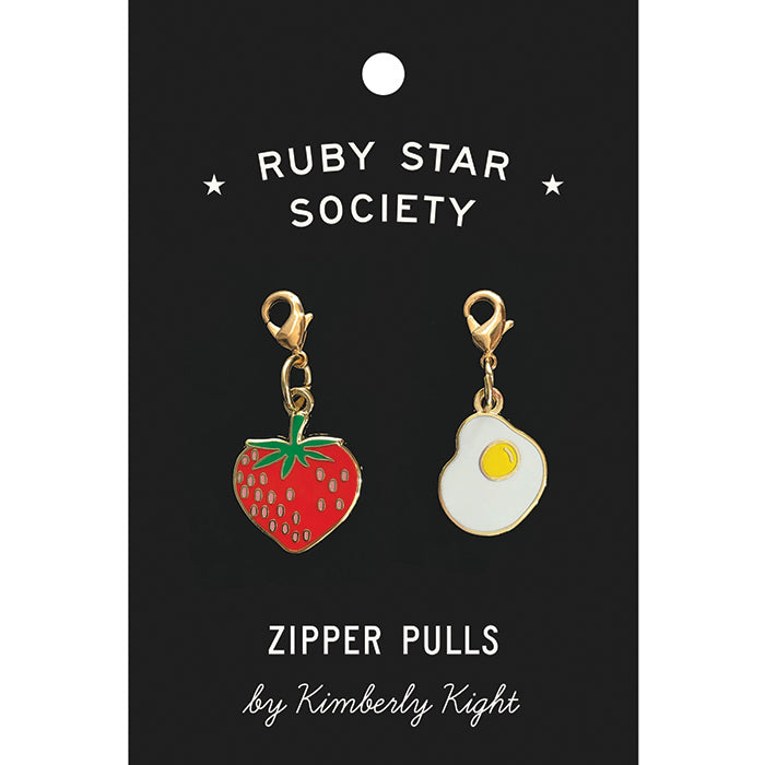 Ruby Star Society Enamel Zipper Pulls