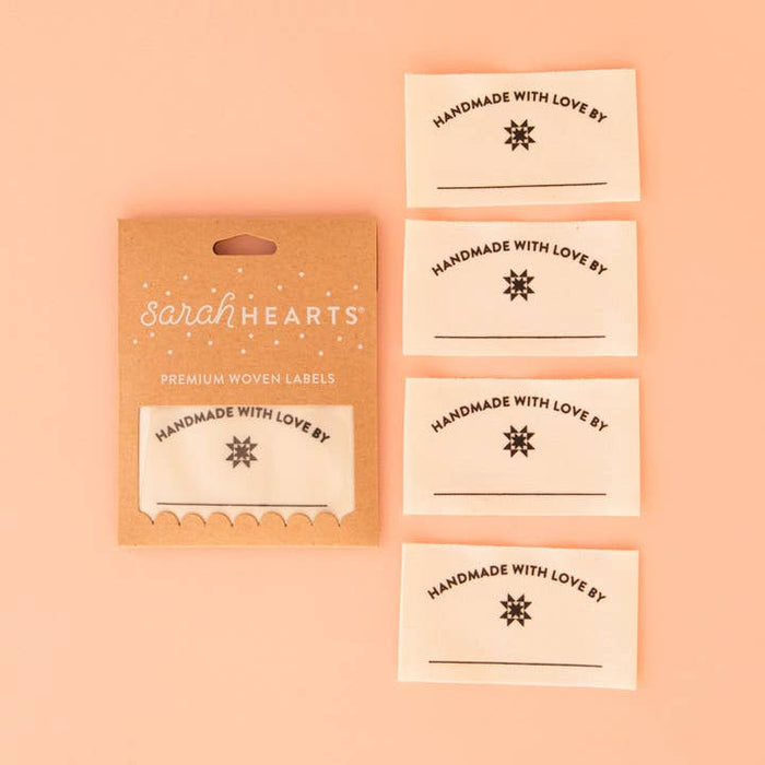 Handmade with Love Quilt Label