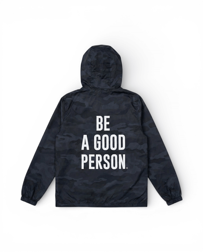 Signature Anorak - Black/ Navy Camo