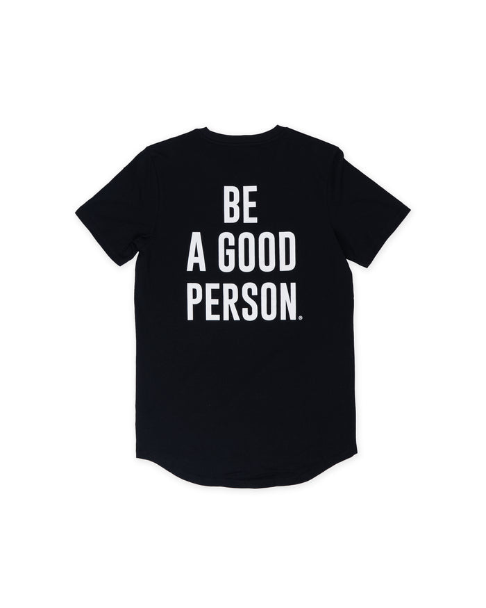 Signature Heavyweight Scallop Tee - Black