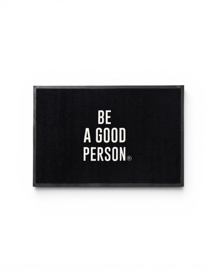 Signature Welcome Doormat - Black
