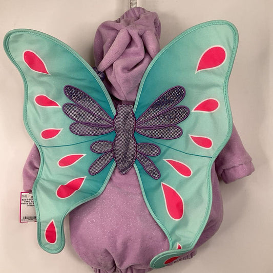 Size 0-6m:Hyde And Eekl Lavender Fleece 2pc Butterfly Costume