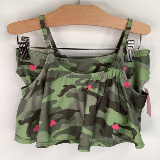 Size 10: Gap Green/Camo Print 2pc Swim Suit
