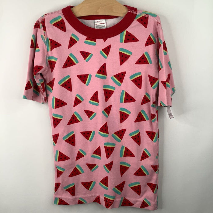 Size 12 (150): Hanna Andersson Pink Watermelons 2pc Shorty PJs