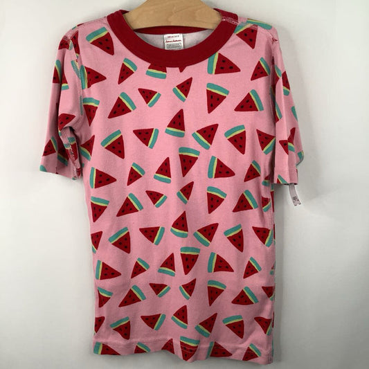 Size 12 (150): Hanna Andersson Pink Watermelons 2pc Shorty PJs