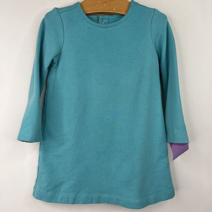 Size 12-18m: Primary Blue Long Sleeve Dress