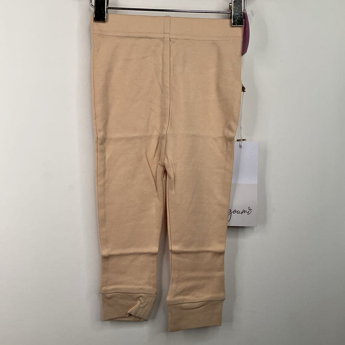 Size 6-12m: Goumi Beige Leggings NEW