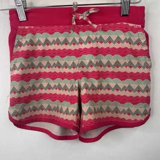 Size 7-8: Columbia Pink/Colorful Print Shorts