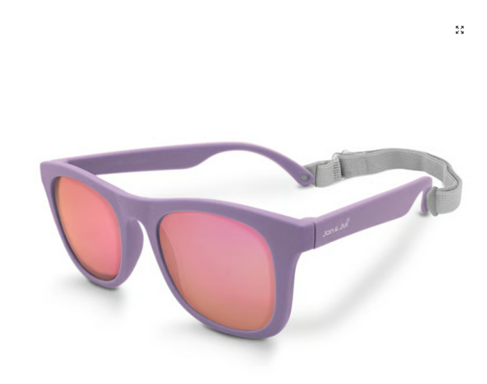 Size S (6m-2y): Jan & Jul Urban Xplorer Sunglasses - DUSTY PURPLE AURORA