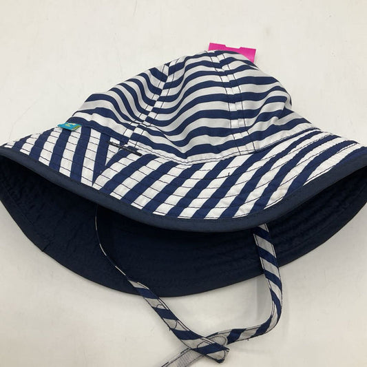 Size S: Sunday Afternoons Blue/White Striped Sun Hat