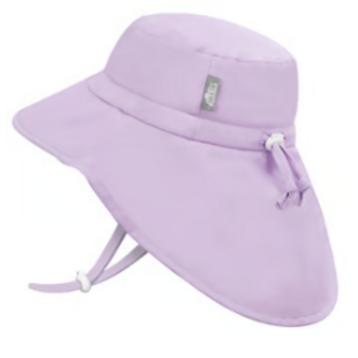 Size XL (5-12 years): Jan & Jul Aqua Dry Adventure Hat - LAVENDER
