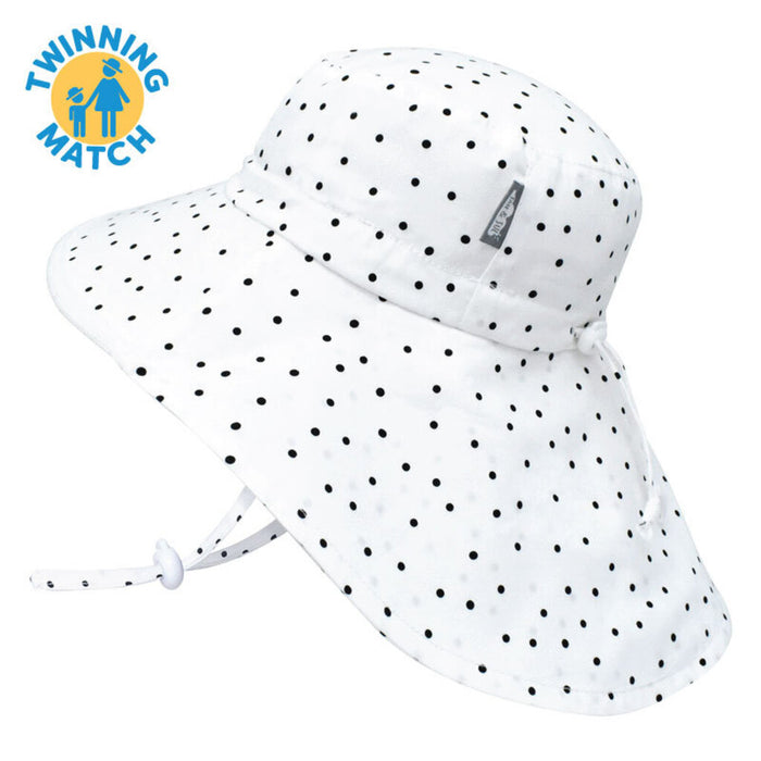 Size XL (5-12 years): Jan & Jul Cotton Xplorer Hat - DOTS