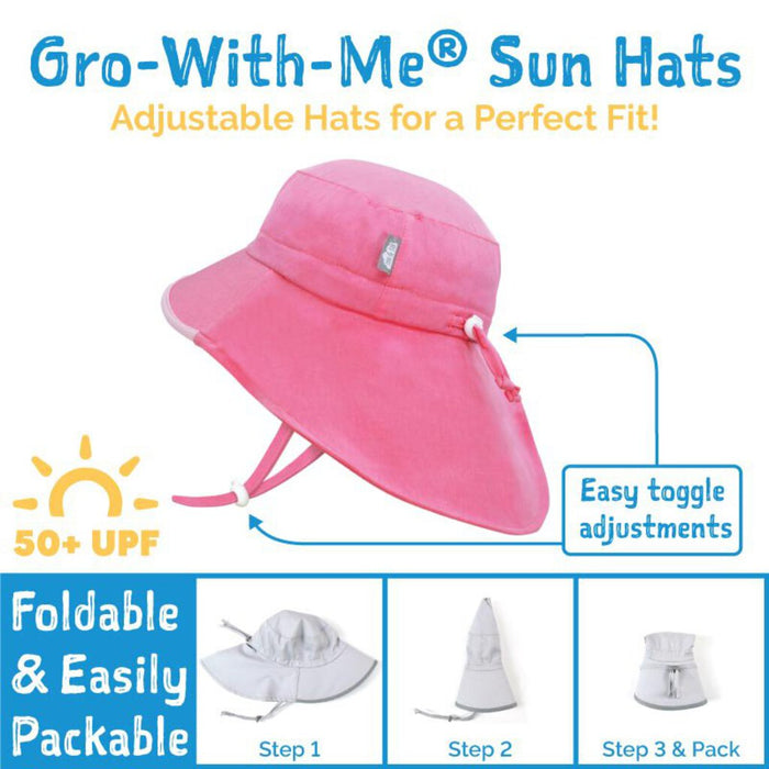 Size XL (5-12 years): Jan & Jul Cotton Xplorer Hat - DOTS