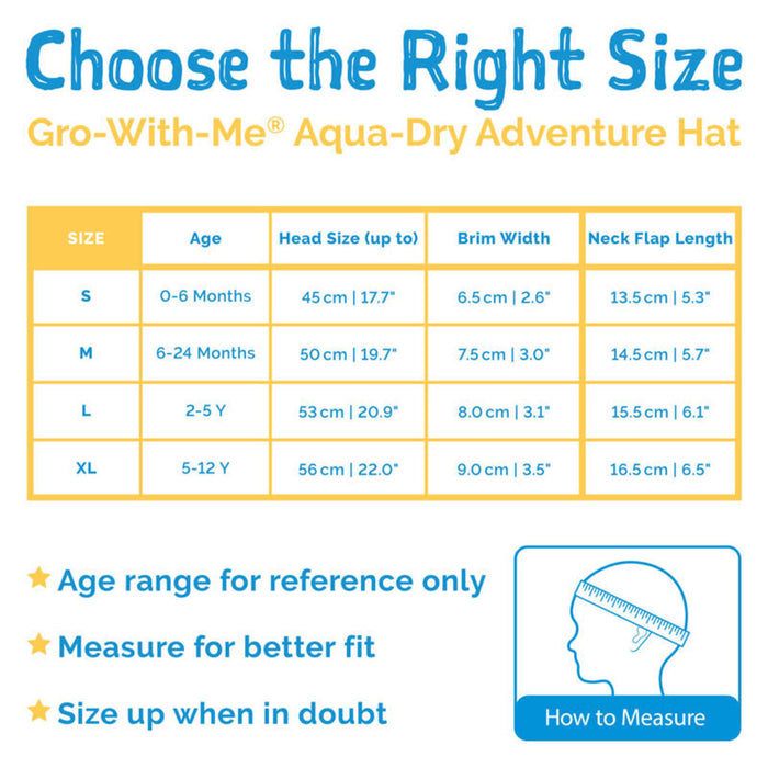 Size XL (5-12 years): Jan & Jul Cotton Xplorer Hat - DOTS