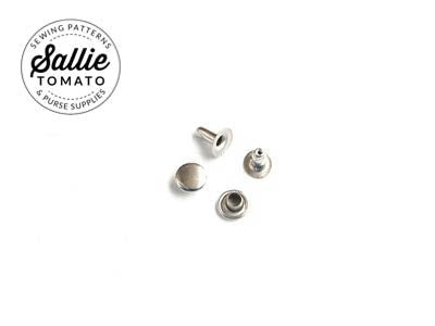Small Double-Cap Rivets