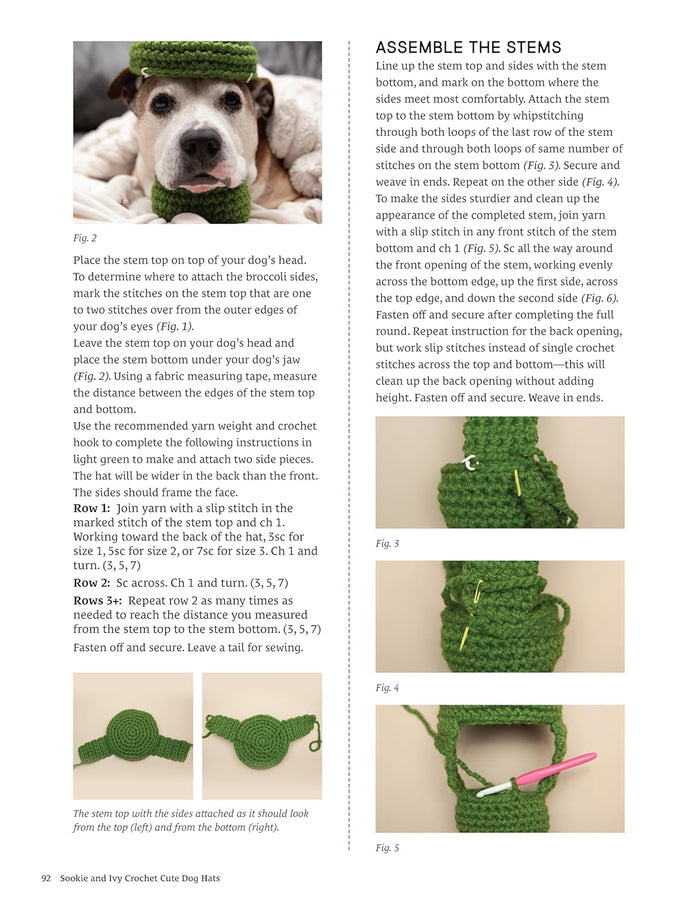 Sookie & Ivy: Crocheting Original Hats for Dogs