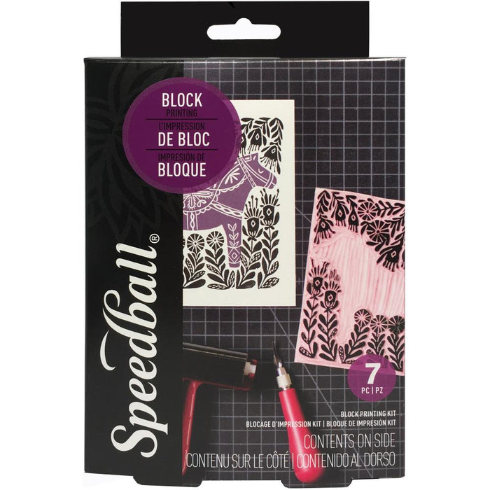 Speedball Super Value Block Printing 7 Piece Starter Kit
