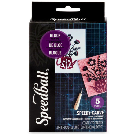 Speedy-Carve Basic 5pc Block Printing Stamp Kit