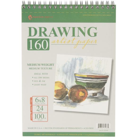 Spiral Drawing Artist Paper Pad