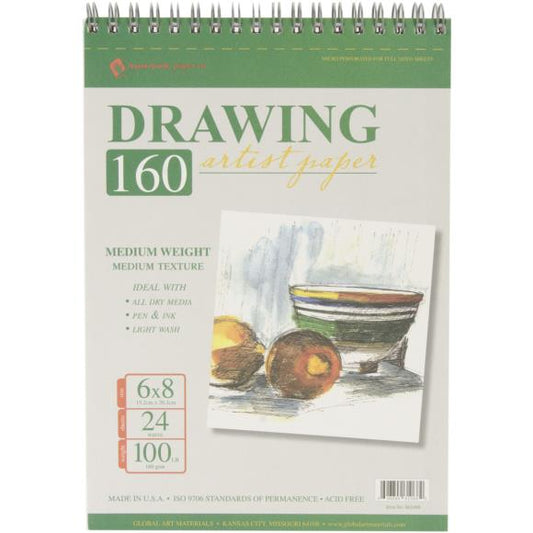Spiral Drawing Artist Paper Pad