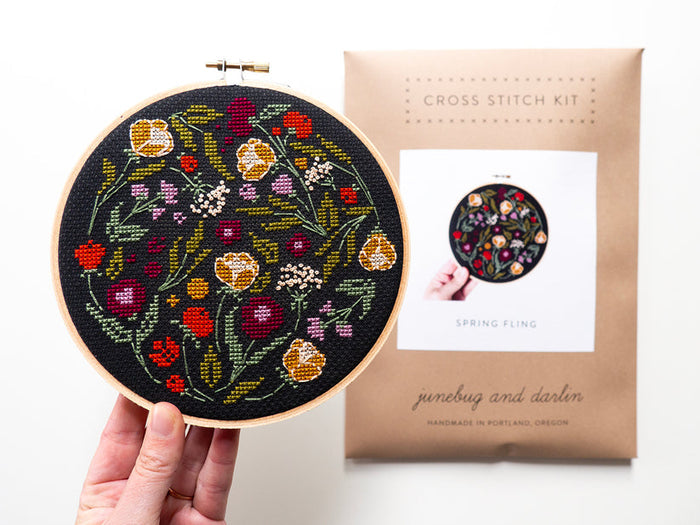 Spring Fling Cross Stitch Kit