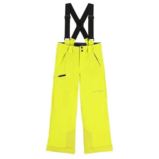 SPYDER 10 / YELLOW Spyder Propulsion Boys Snow Pant Lime