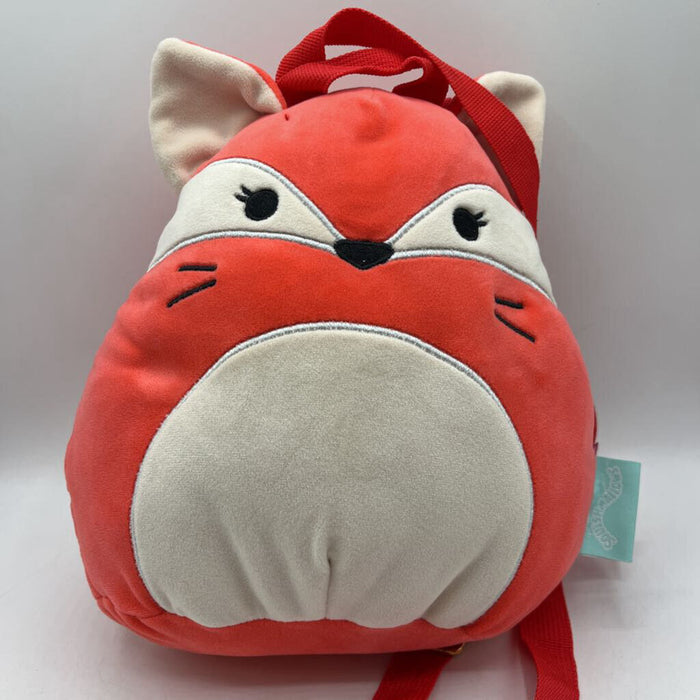 Squishmallow Fox Plush Backpack