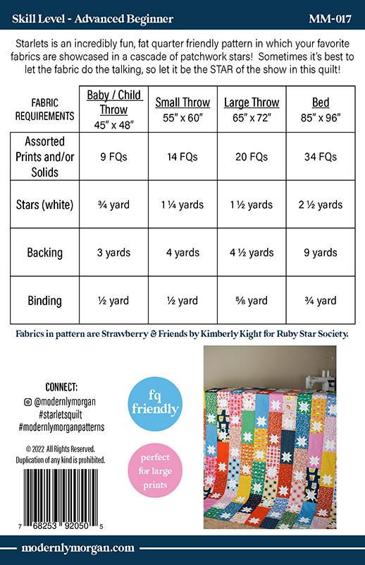 Starlets Quilt Pattern
