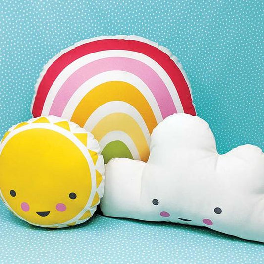 Sunshine Rainbow & Cloud Pillows